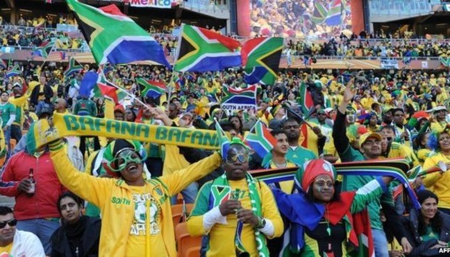 South Africa was chosen ahead of Morocco to host the 2010 World Cup