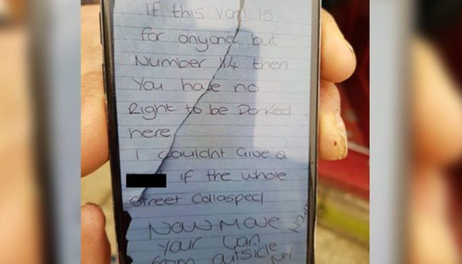 Woman Arrested Over 'Move Your Van' Note on Ambulance