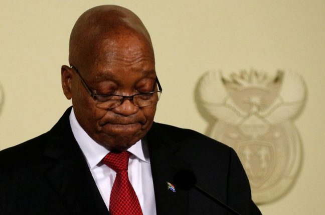 Zuma Quits as President of South Africa